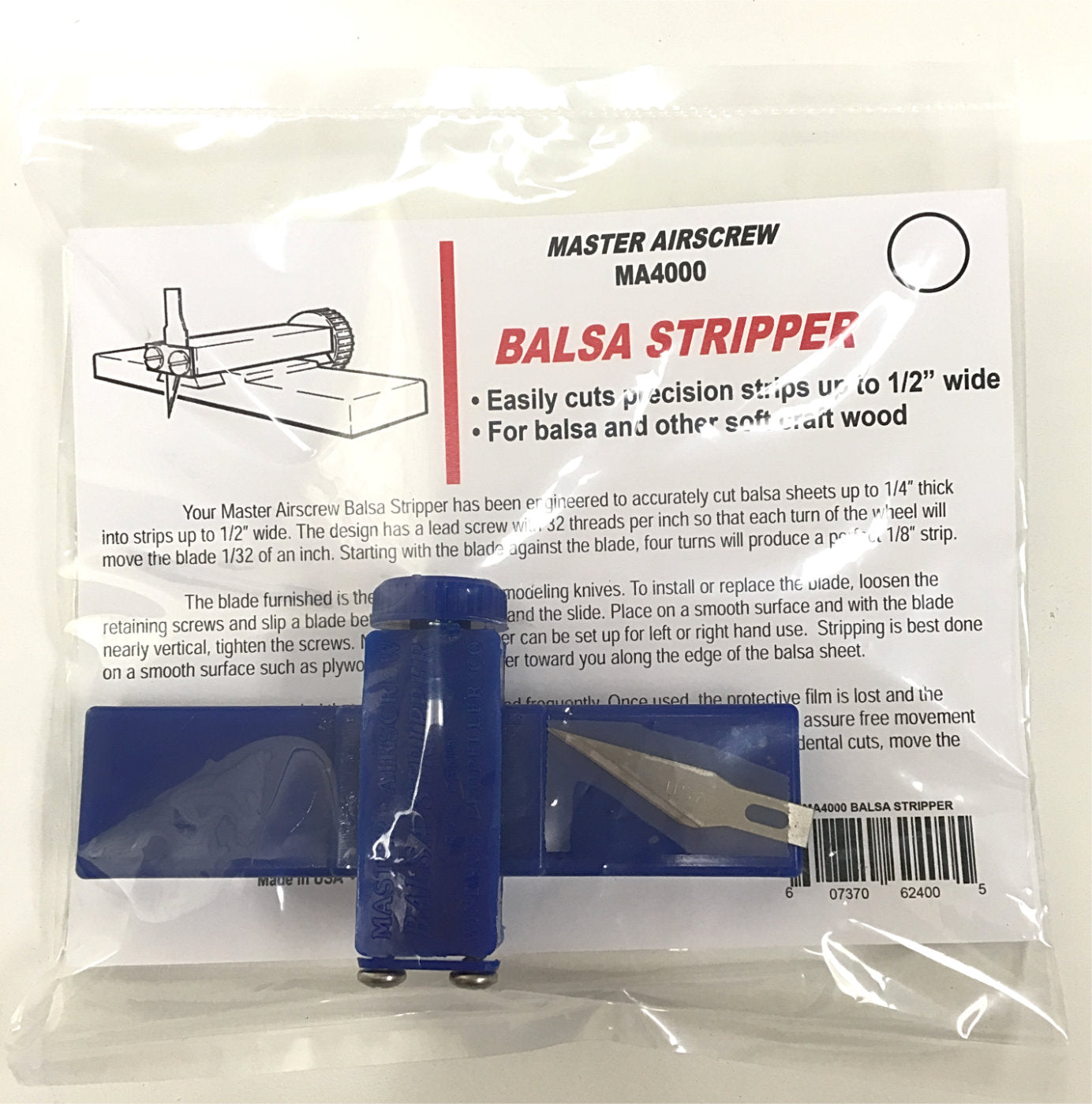 Balsa Stripper - Master Airscrew
