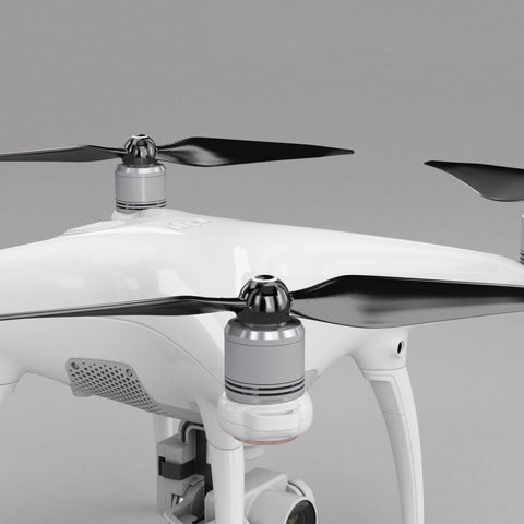 DJI Phantom 4 STEALTH Propellers - x4 Red