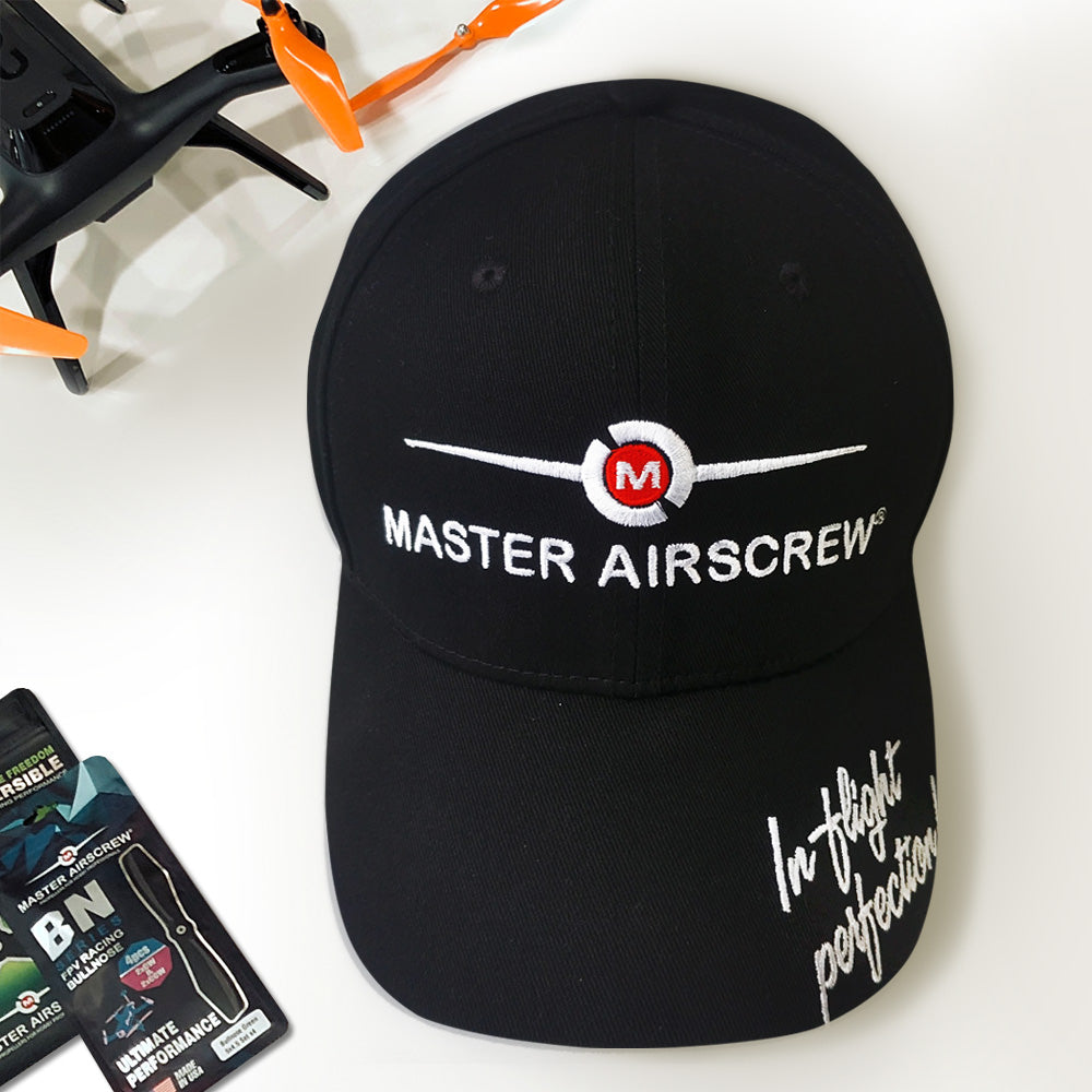 MAS Baseball Hat Black - Master Airscrew