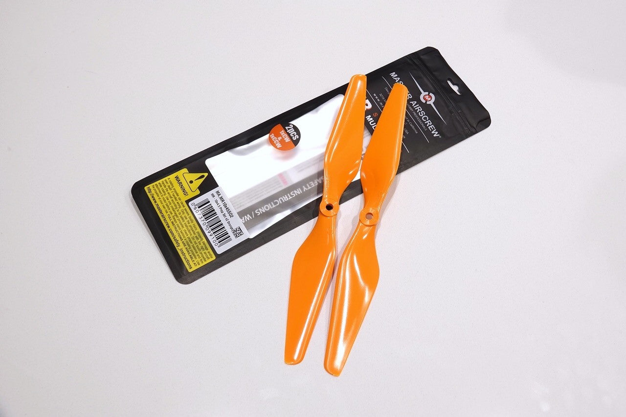 MR Series - 10x4.5 Propeller Set x2 Orange - Master Airscrew