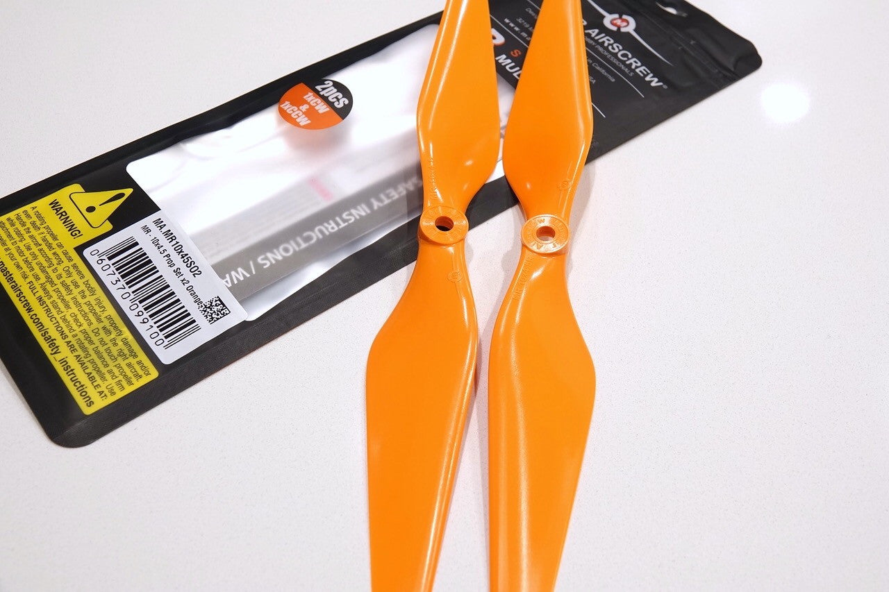 MR Series - 8x4.5 Prop Set x2 Orange - Master Airscrew