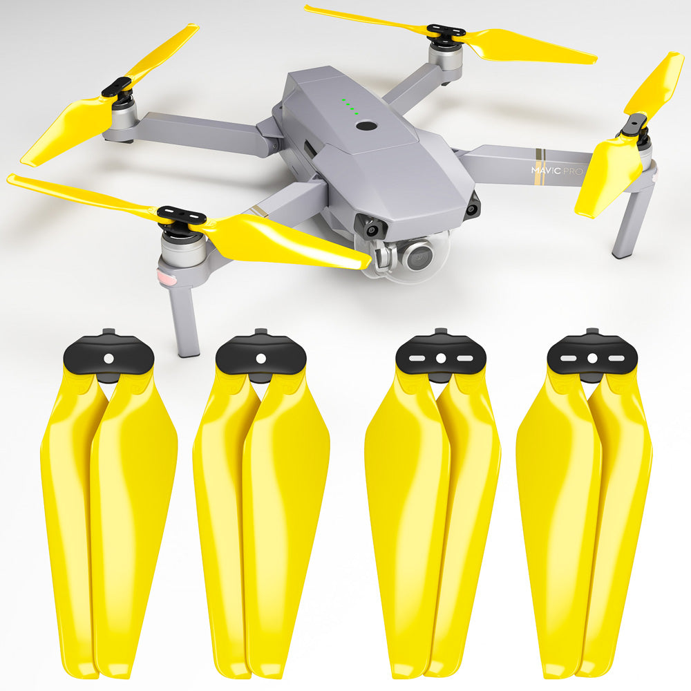 DJI Mavic Pro & Platinum STEALTH Upgrade Propellers - x4 Yellow