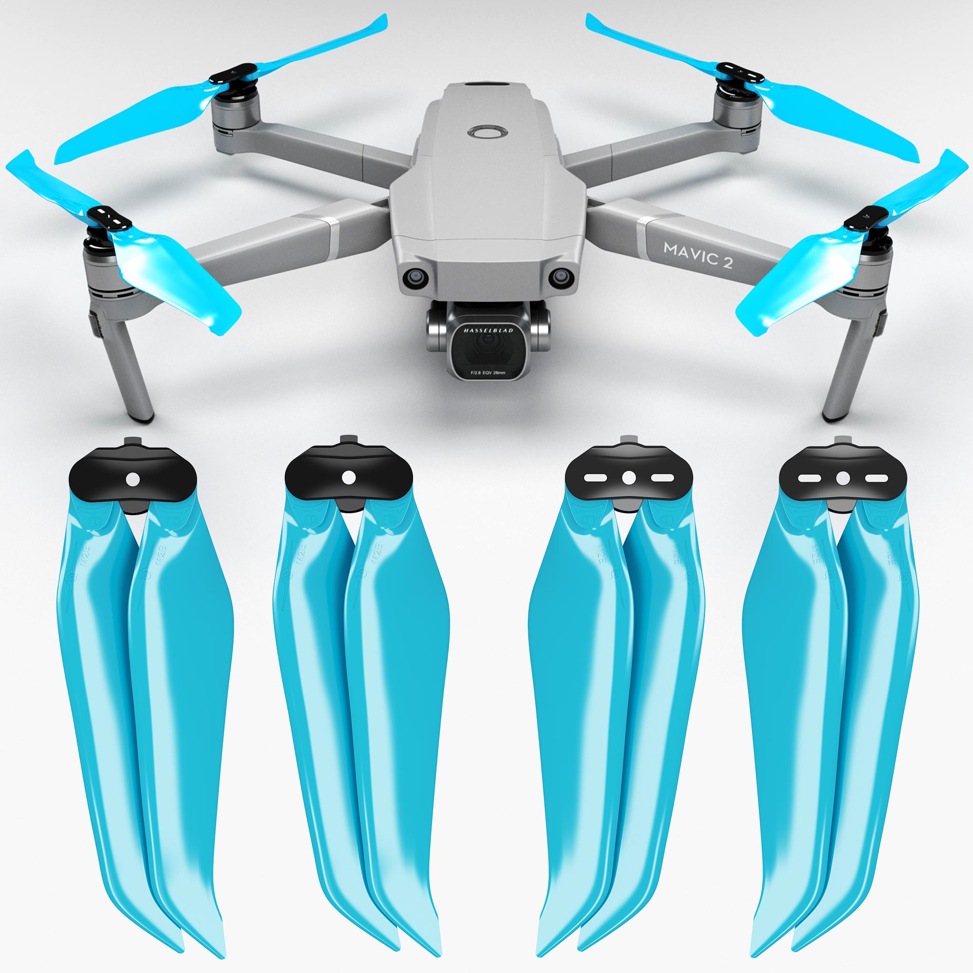 DJI Mavic 2 STEALTH Upgrade Propellers - x4 Blue