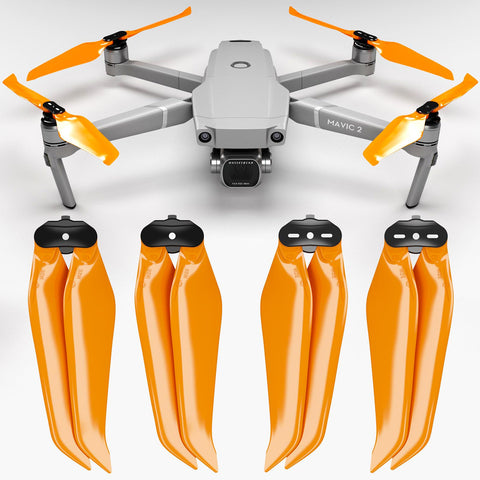 DJI Mavic 2 STEALTH Upgrade Propellers - x4 Orange