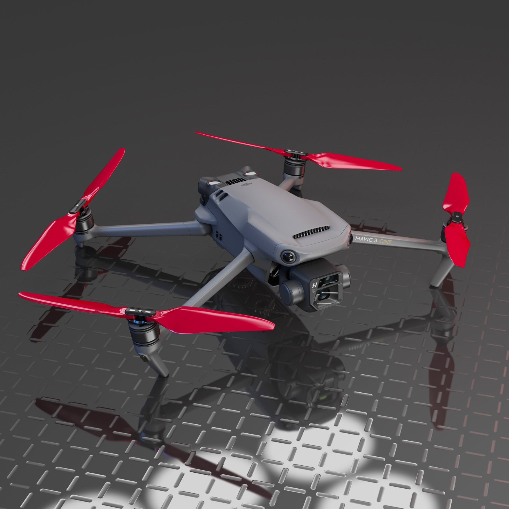 DJI Mavic 3 STEALTH Upgrade Propellers - x4 Red - Master Airscrew