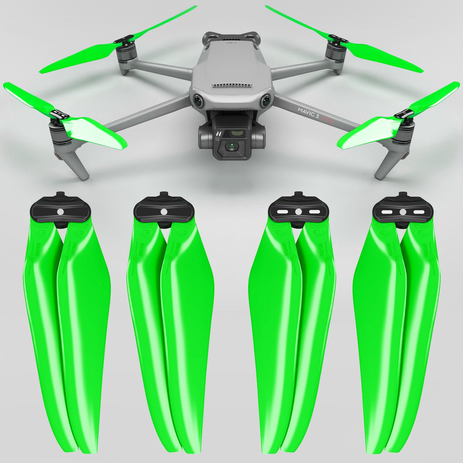 DJI Mavic 3 STEALTH Upgrade Propellers - x4 Green - Master Airscrew