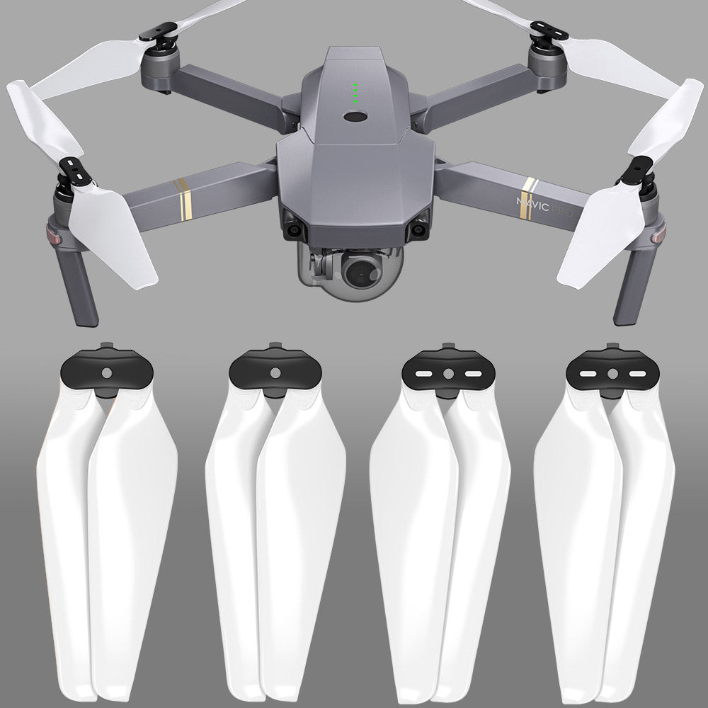 DJI Mavic Pro & Platinum STEALTH Upgrade Propellers - x4 White - Master Airscrew