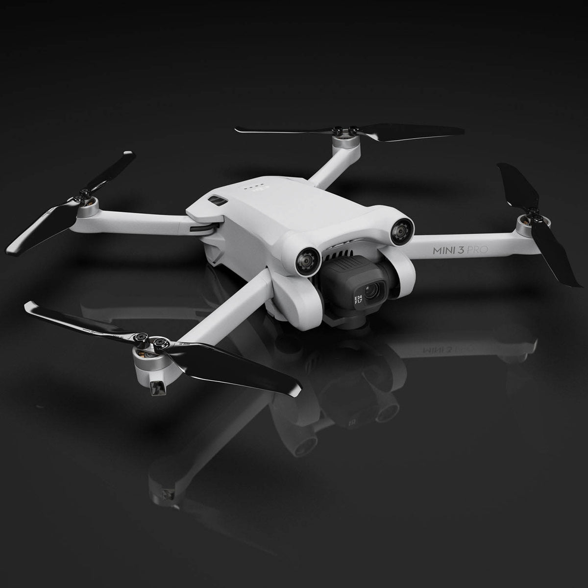 DJI Mini 3 Pro / 4 Pro STEALTH Upgrade Propellers x4 Black