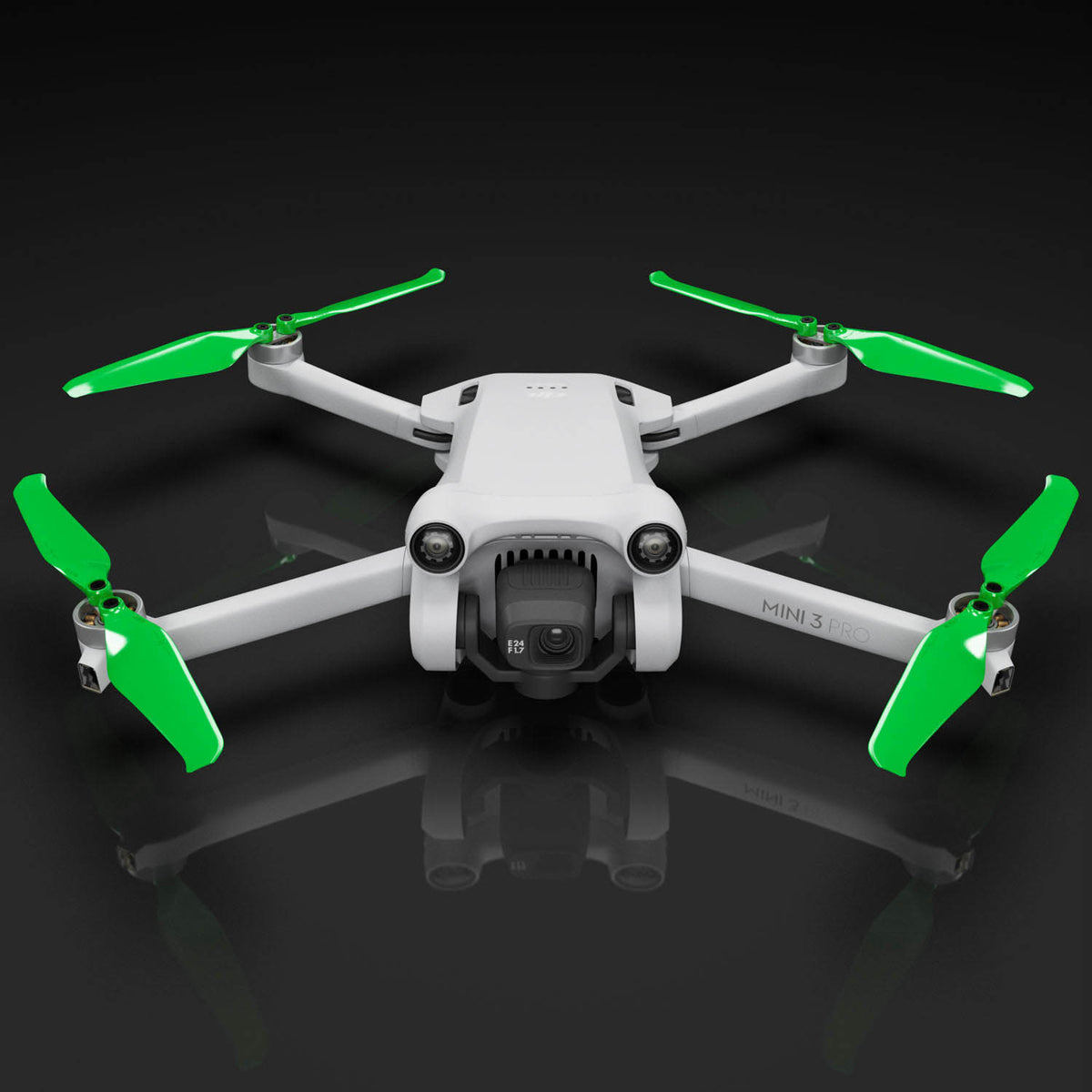 DJI Mini 3 Pro / 4 Pro STEALTH Upgrade Propellers - x4 Green