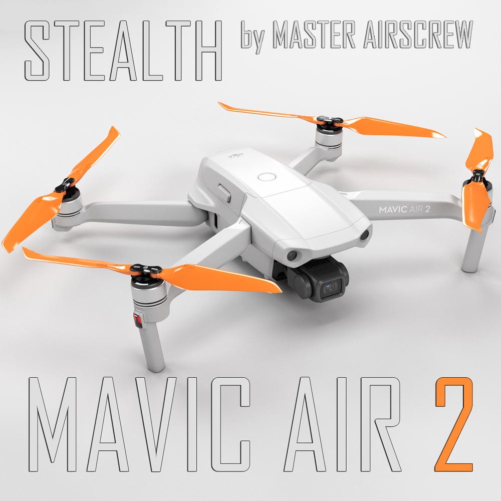 DJI Mavic Air 2 STEALTH Upgrade Propellers - x4 Orange