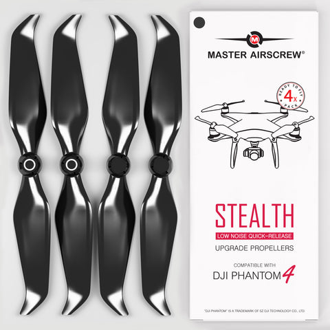 DJI Phantom 4 STEALTH Propellers - x4 Black