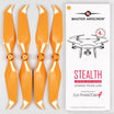 DJI Phantom 4 STEALTH Propellers - x4 Orange - Master Airscrew