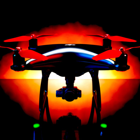 DJI Phantom 4 STEALTH Propellers - x4 Red