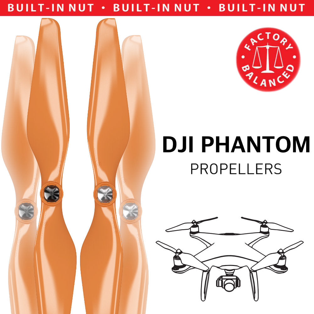 DJI Phantom 1-3 Upgrade Propellers - MR PH 9.4x5 Set x4 Orange - Master Airscrew