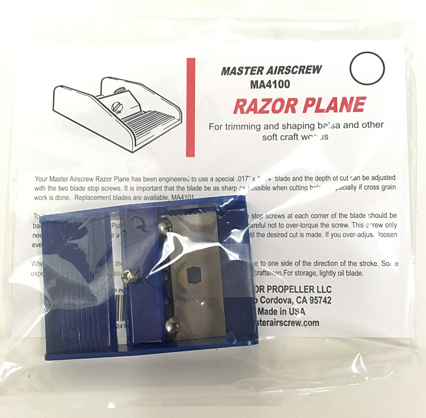 Razor Plane - Master Airscrew