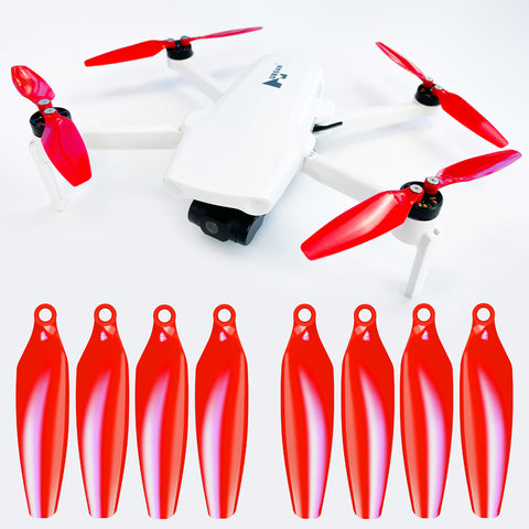 DJI Mini 2 / SE STEALTH Upgrade Propellers - x4 Red